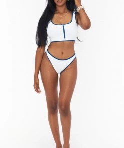 Show Me Your Mumu Monterey Bottom ~ White Rib Colorblock New Mu 19 Show Me Your Mumu Monterey Bottom ~ White Rib Colorblock New Mu