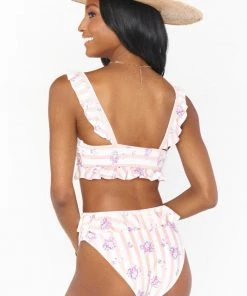 Show Me Your Mumu Island Ruffle Bottom ~ Pinck Blossom