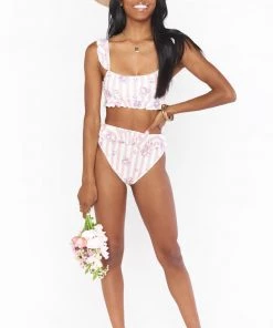 Show Me Your Mumu Island Ruffle Bottom ~ Pinck Blossom