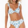Show Me Your Mumu Boat Top ~ Blue Lagoon Palm Rib 2 Show Me Your Mumu Boat Top ~ Blue Lagoon Palm Rib