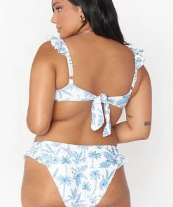 Show Me Your Mumu Boat Bottom ~ Blue Lagoon Palm Rib