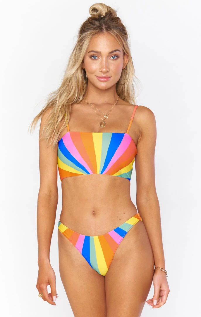 Show Me Your Mumu Cozumel High Side Bottom ~ Rainbow Sunrise Swim 8 Show Me Your Mumu Cozumel High Side Bottom ~ Rainbow Sunrise Swim