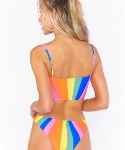 Show Me Your Mumu Cozumel High Side Bottom ~ Rainbow Sunrise Swim 15 Show Me Your Mumu Cozumel High Side Bottom ~ Rainbow Sunrise Swim