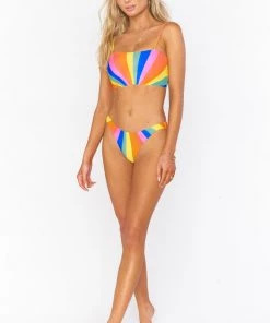 Show Me Your Mumu Cozumel High Side Bottom ~ Rainbow Sunrise Swim 13 Show Me Your Mumu Cozumel High Side Bottom ~ Rainbow Sunrise Swim
