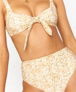 Show Me Your Mumu Daytona Tie Top ~ Desert Snake Swim