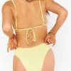 Show Me Your Mumu Swim Wave Bottom ~ Lemon Scrunch