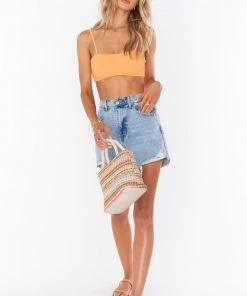 Show Me Your Mumu Destin Top ~ Cantaloupe Scrunch New Mu