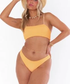 Show Me Your Mumu Destin Top ~ Cantaloupe Scrunch New Mu