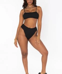 Show Me Your Mumu Del Rey Bottom ~ Black Scrunch