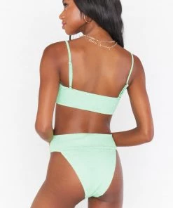 Show Me Your Mumu Destin Top ~ Green Melon Scrunch New Mu