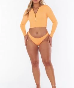 Show Me Your Mumu Surf Top ~ Cantaloupe Scrunch