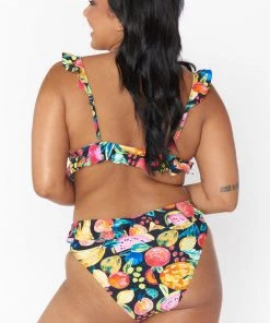 Show Me Your Mumu New Mu Island Ruffle Bottom ~ Fruity Tango