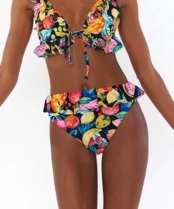 Show Me Your Mumu New Mu Island Ruffle Bottom ~ Fruity Tango