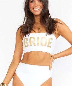 Show Me Your Mumu New Mu Palma Bottom ~ White