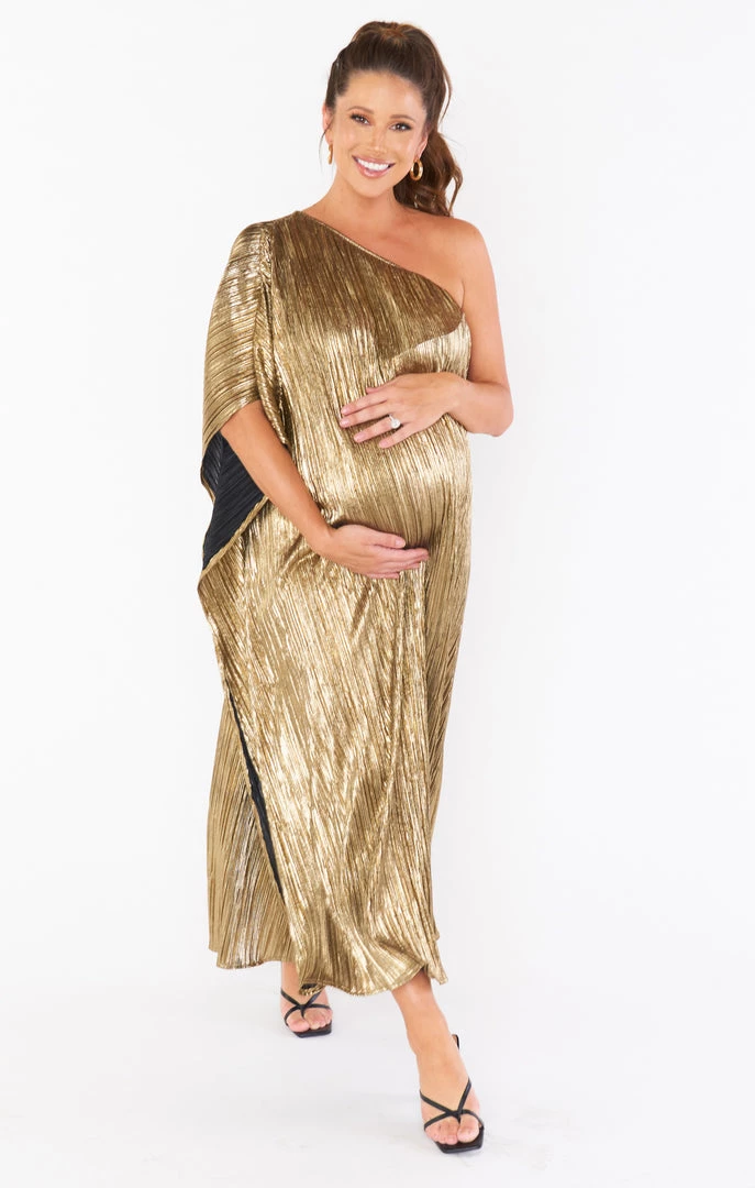 Show Me Your Mumu Tropez Maxi ~ Good As Gold Pleat New Mu 14 Show Me Your Mumu Tropez Maxi ~ Good As Gold Pleat New Mu