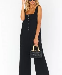 Show Me Your Mumu Run Around Jumpsuit ~ Black New Mu