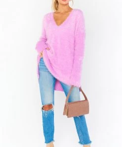 Show Me Your Mumu Cozy Forever Sweater ~ Pretty Pink Knit New Mu 10 Show Me Your Mumu Cozy Forever Sweater ~ Pretty Pink Knit New Mu