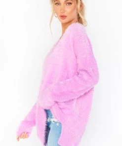 Show Me Your Mumu Cozy Forever Sweater ~ Pretty Pink Knit New Mu
