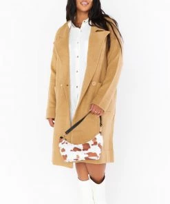 Show Me Your Mumu Melrose Sweater Jacket ~ Camel Knit