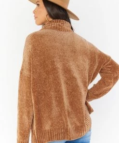 Show Me Your Mumu Fatima Turtleneck Sweater ~ Caramel Chenille 10 Show Me Your Mumu Fatima Turtleneck Sweater ~ Caramel Chenille
