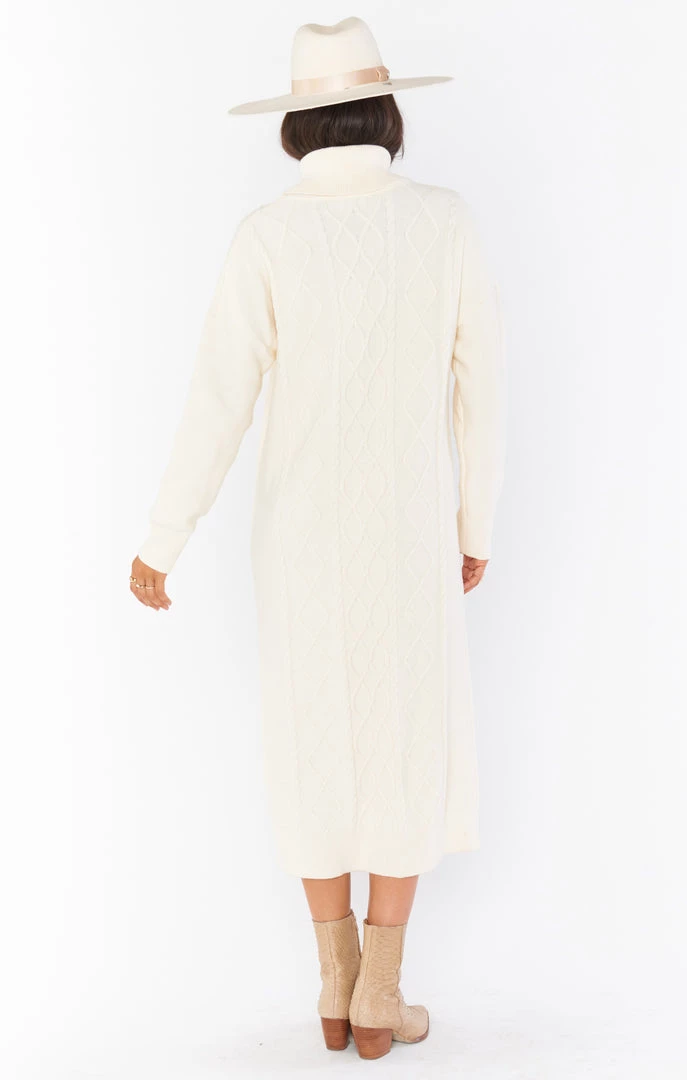 Show Me Your Mumu New Mu Montreal Midi Dress ~ Cream Cable Knit 5 Show Me Your Mumu New Mu Montreal Midi Dress ~ Cream Cable Knit