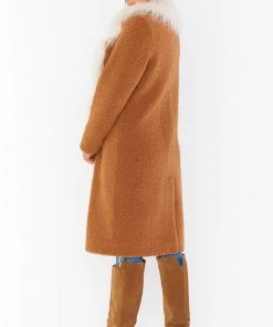 Show Me Your Mumu Stay Warm Jacket ~ Mocha Faux Sherpa With Faux Fur 11 Show Me Your Mumu Stay Warm Jacket ~ Mocha Faux Sherpa With Faux Fur