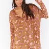 Show Me Your Mumu Hug Me Sweater ~ Rosy Leopard Knit Sweaters