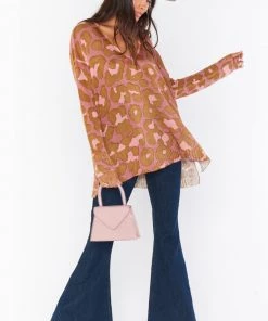 Show Me Your Mumu Hug Me Sweater ~ Rosy Leopard Knit Sweaters 16 Show Me Your Mumu Hug Me Sweater ~ Rosy Leopard Knit Sweaters