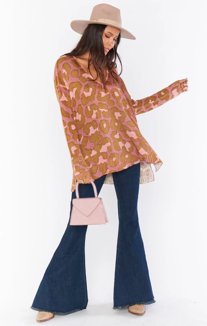 Show Me Your Mumu Hug Me Sweater ~ Rosy Leopard Knit Sweaters 6 Show Me Your Mumu Hug Me Sweater ~ Rosy Leopard Knit Sweaters