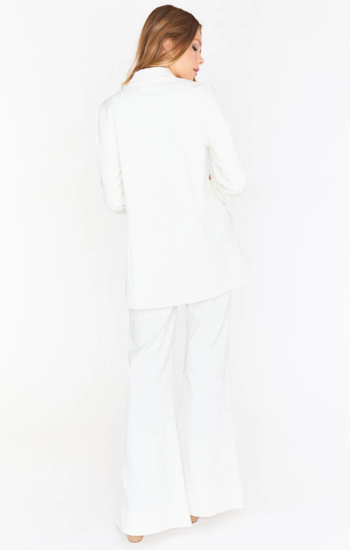 Show Me Your Mumu DJ Flare Pant ~ White Suiting 6 Show Me Your Mumu DJ Flare Pant ~ White Suiting
