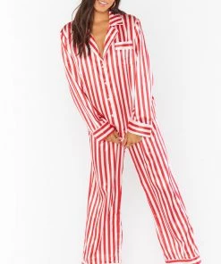 Show Me Your Mumu Classic PJ Set ~ Peppermint Stripe