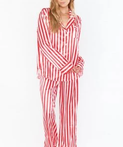 Show Me Your Mumu Classic PJ Set ~ Peppermint Stripe