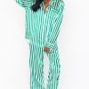 Show Me Your Mumu Classic PJ Set ~ Spearmint Stripe New Mu