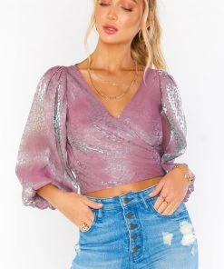 Show Me Your Mumu Joplin Top ~ Lilac Cheetah Organza 9 Show Me Your Mumu Joplin Top ~ Lilac Cheetah Organza