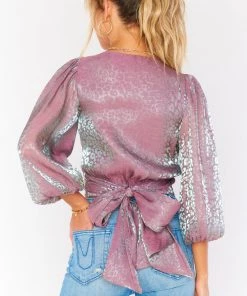 Show Me Your Mumu Joplin Top ~ Lilac Cheetah Organza 11 Show Me Your Mumu Joplin Top ~ Lilac Cheetah Organza