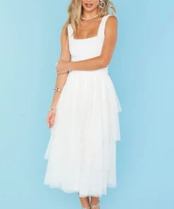 Show Me Your Mumu Dreamer Tulle Skirt ~ White Tulle New Mu