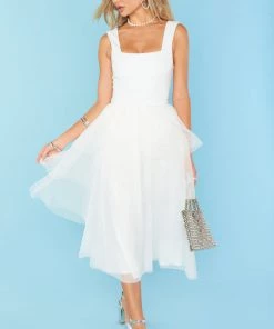 Show Me Your Mumu Dreamer Tulle Skirt ~ White Tulle New Mu