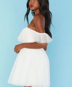 Show Me Your Mumu Have A Ball Babydoll ~ White Tulle