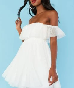 Show Me Your Mumu Have A Ball Babydoll ~ White Tulle