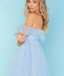 Show Me Your Mumu Have A Ball Babydoll ~ Blue Tulle