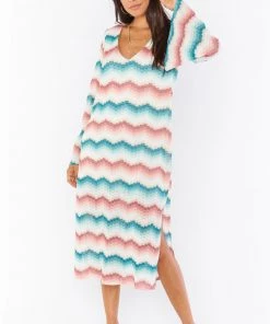 Show Me Your Mumu Getaway Midi Dress ~ Catch Waves Knit Dresses