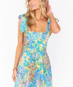 Show Me Your Mumu Claire Mini Dress ~ Painterly Petals