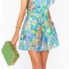 Show Me Your Mumu Claire Mini Dress ~ Painterly Petals
