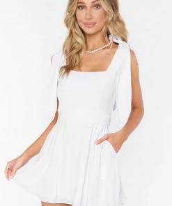 Show Me Your Mumu Claire Mini Dress ~ White