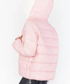 Show Me Your Mumu Snowbird Puffer Jacket ~ Frosty Pink With Faux Fur 9 Show Me Your Mumu Snowbird Puffer Jacket ~ Frosty Pink With Faux Fur
