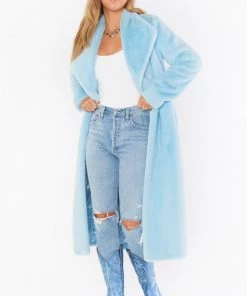 Show Me Your Mumu New Mu Lolita Jacket ~ Icy Blue Faux Fur