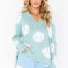 Show Me Your Mumu New Mu Gilligan Sweater ~ Tossed Seashell Knit