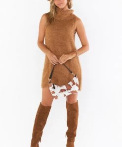 Show Me Your Mumu Fauna Dress ~ Cognac Knit New Mu 11 Show Me Your Mumu Fauna Dress ~ Cognac Knit New Mu