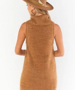 Show Me Your Mumu Fauna Dress ~ Cognac Knit New Mu 10 Show Me Your Mumu Fauna Dress ~ Cognac Knit New Mu