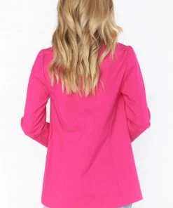 Show Me Your Mumu Major Blazer ~ Hot Pink Suiting